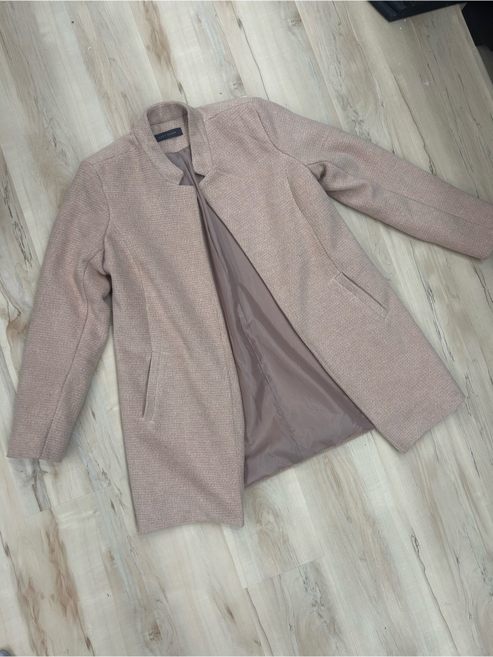 Suzy Sher women’s spring Light Blush Pea Coat